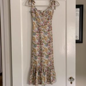 Strangers and Lovers midi dress - size small (fits like xs)